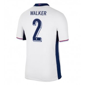 England Kyle Walker #2 Hemmatröja EM 2024 Kortärmad
